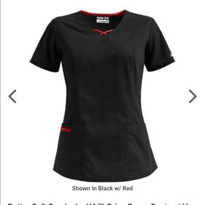 Uniform advantage butter soft scrub top